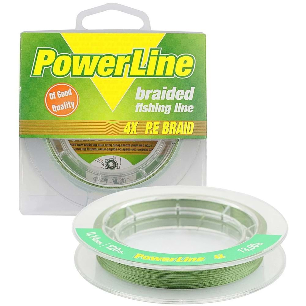 Power Lıne Classıc Braid 4x 250 mt Örgü İp (Yeşil)