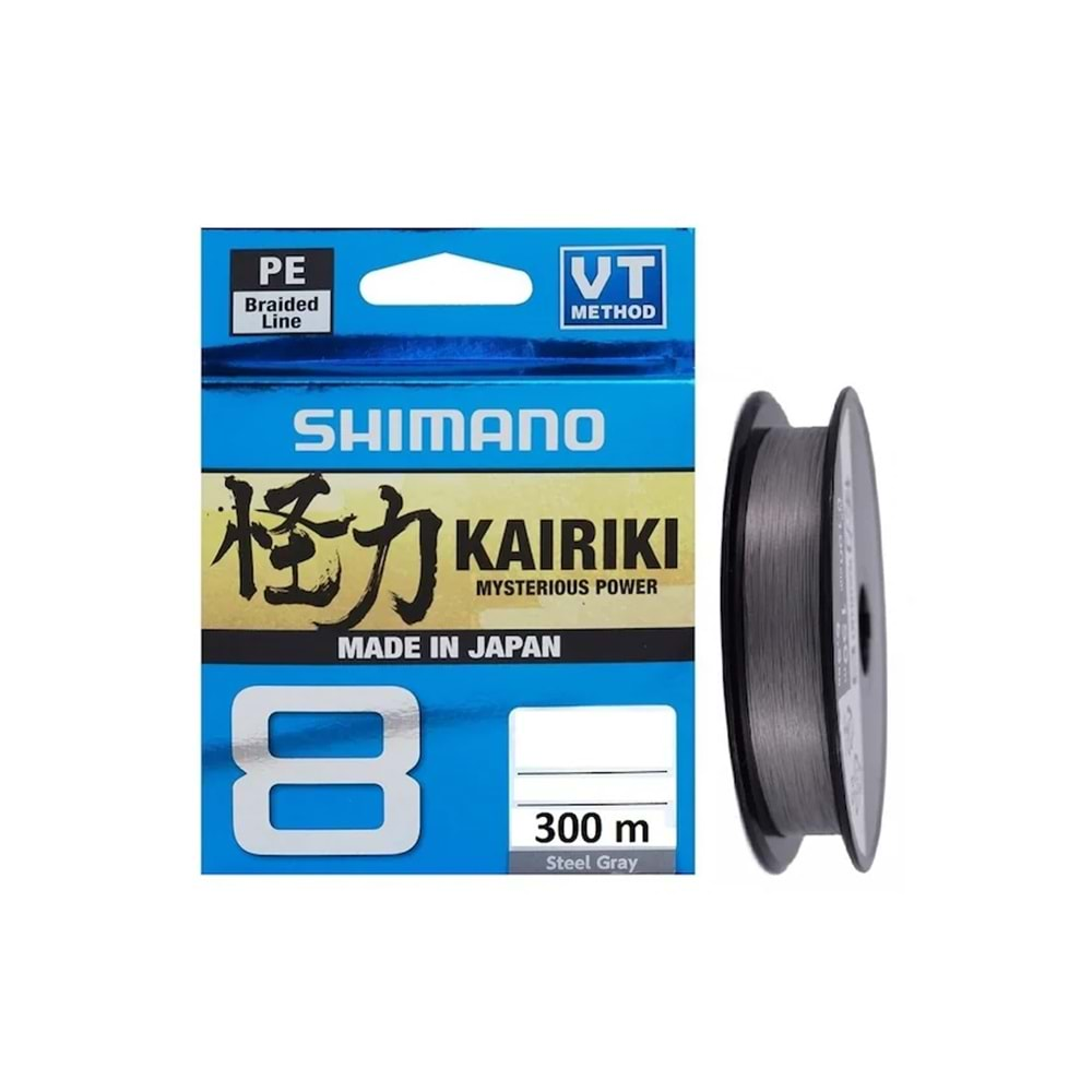 Yeni Shimano Kairiki 8 Kat Steel Gray 300 Mt Ip Misina