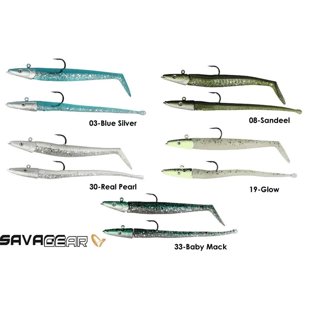 Savage gear Sandeel And Slug 10 cm 10 gr 4+2 Adet