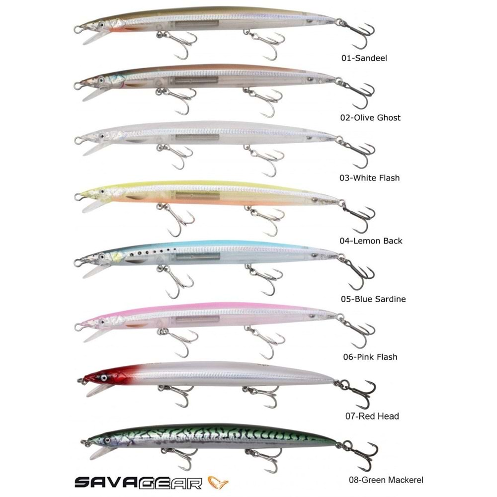 Savage gear Sandeel Jerk Minnow 175 25g Suni Yem