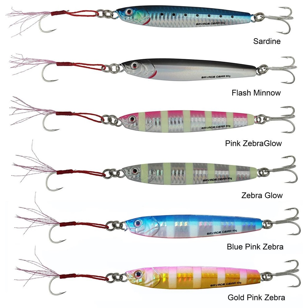 Savage gear 3D Slim Minnow 10 gr Jig Suni Yem - Flash Minnow