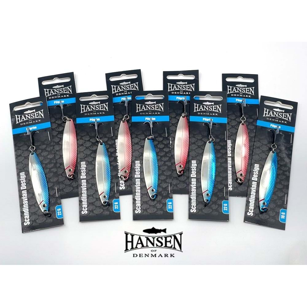 Hansen Pilgrim 7.8cm 18g Silver/Blue Kaşık