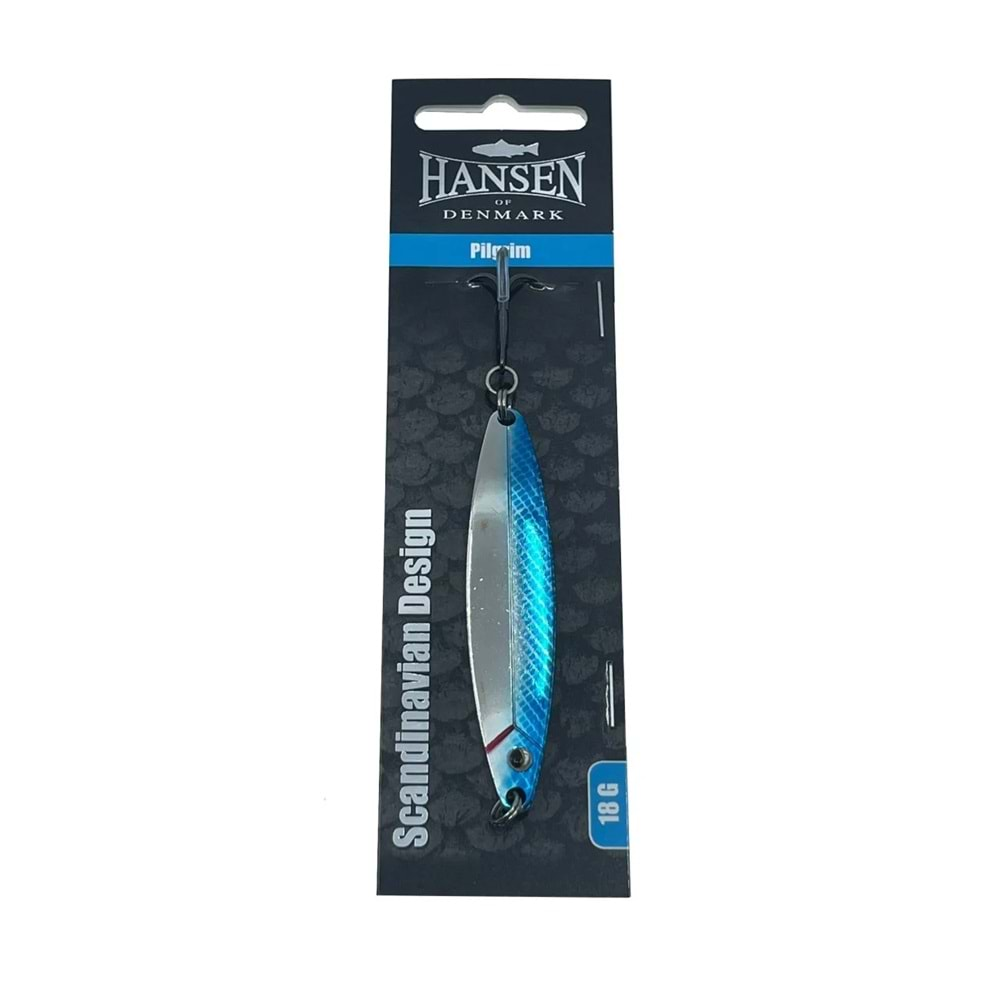 Hansen Pilgrim 7.8cm 18g Silver/Blue Kaşık