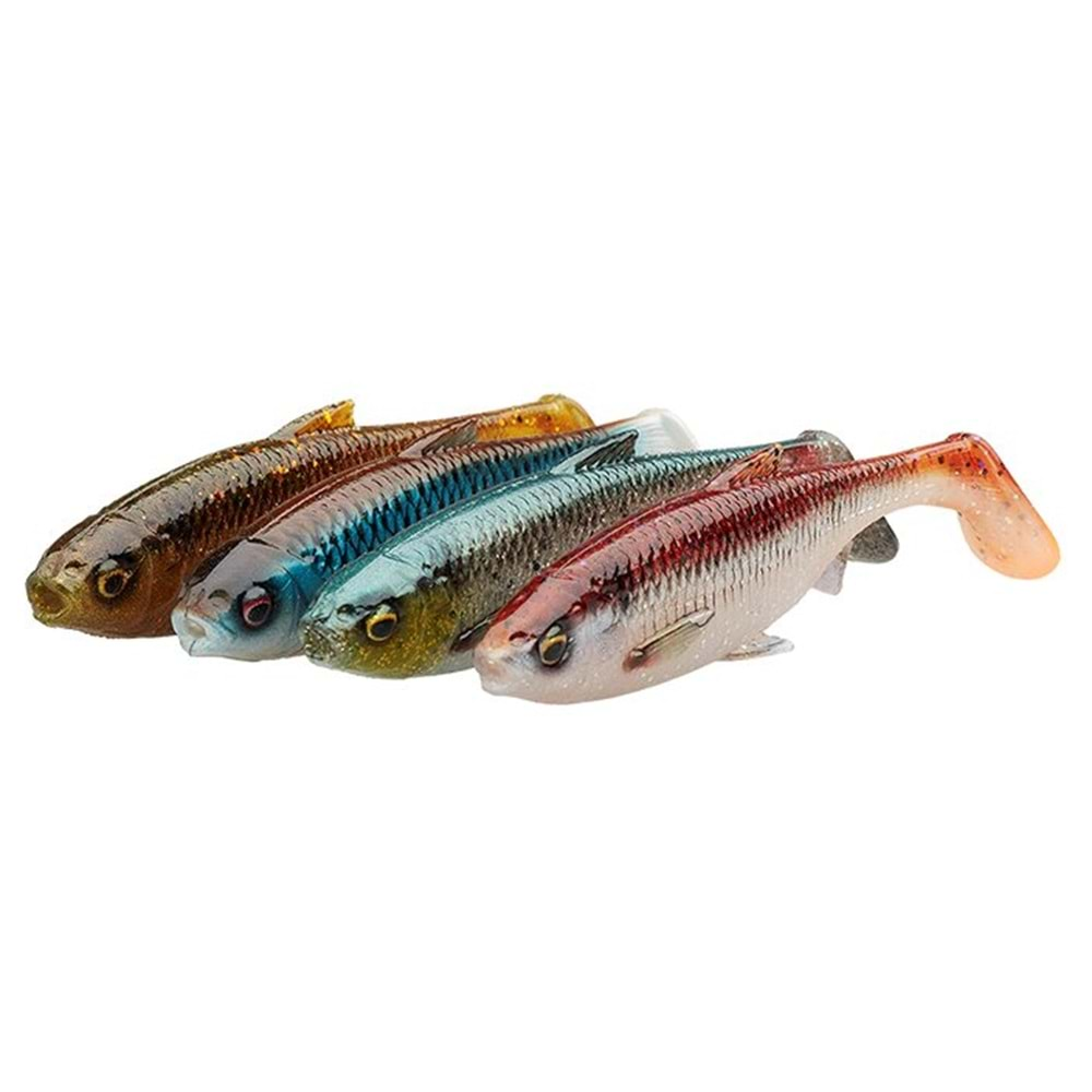 Savage Gear 3D River Roach 8 cm 5 gr Clear Water Mix 4 Adet