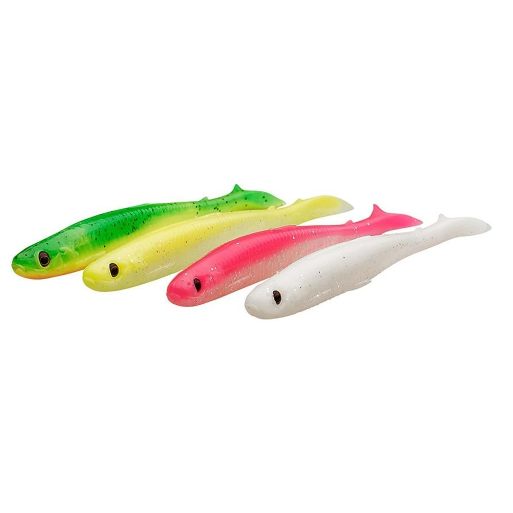 Savage Gear Slender Scoop Shad 9 cm 4 gr Dark Water Mix