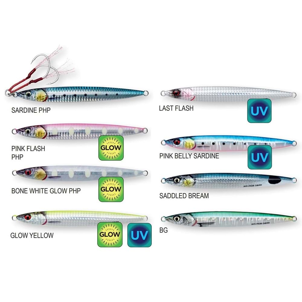 Savage Gear 3D Slim Jig Minnow 10cm 40gr Sahte Balık