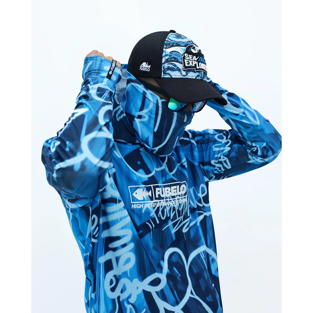 Fubelo Pro Drift Deep Performance Tshirt Mavi - XL