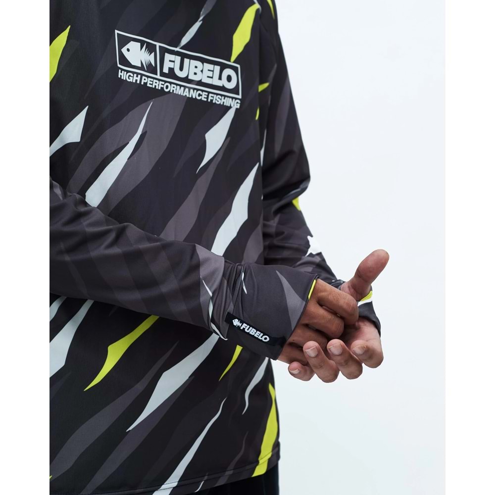 Fubelo Pro Drift Windie Performance Tshirt Siyah