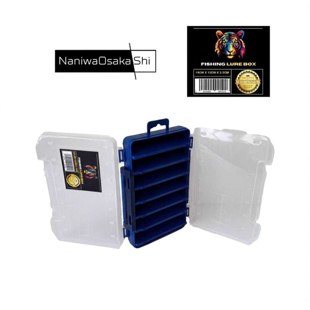 NANIWAOSAKASHI FISHING LURE BOX MAKET KUTUSU MAVI