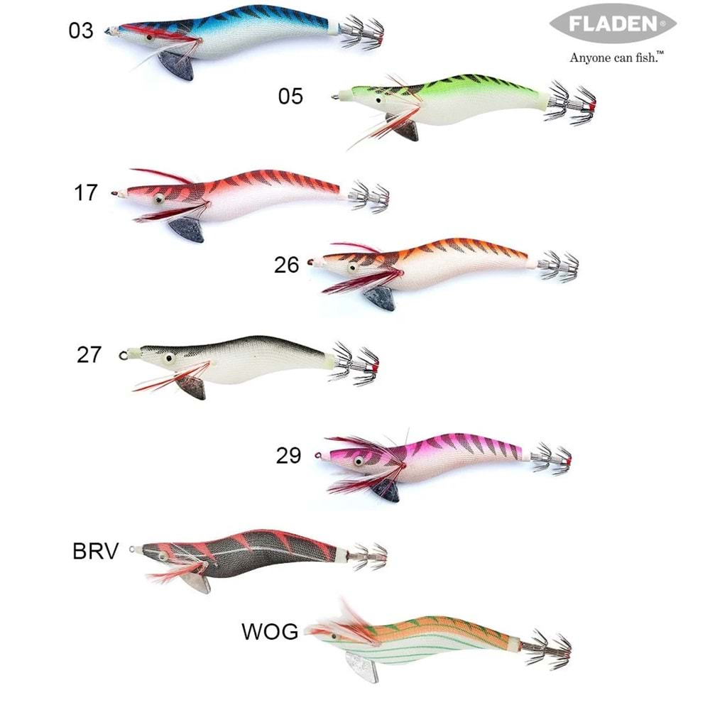 Fladen Kurşunlu Kalamar Zokasi 3 G Color 03