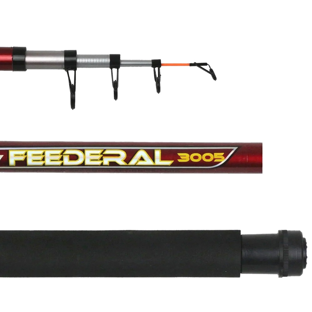 EUROFISH Federal 80-160g Teleskopik Kamış KIRMIZI