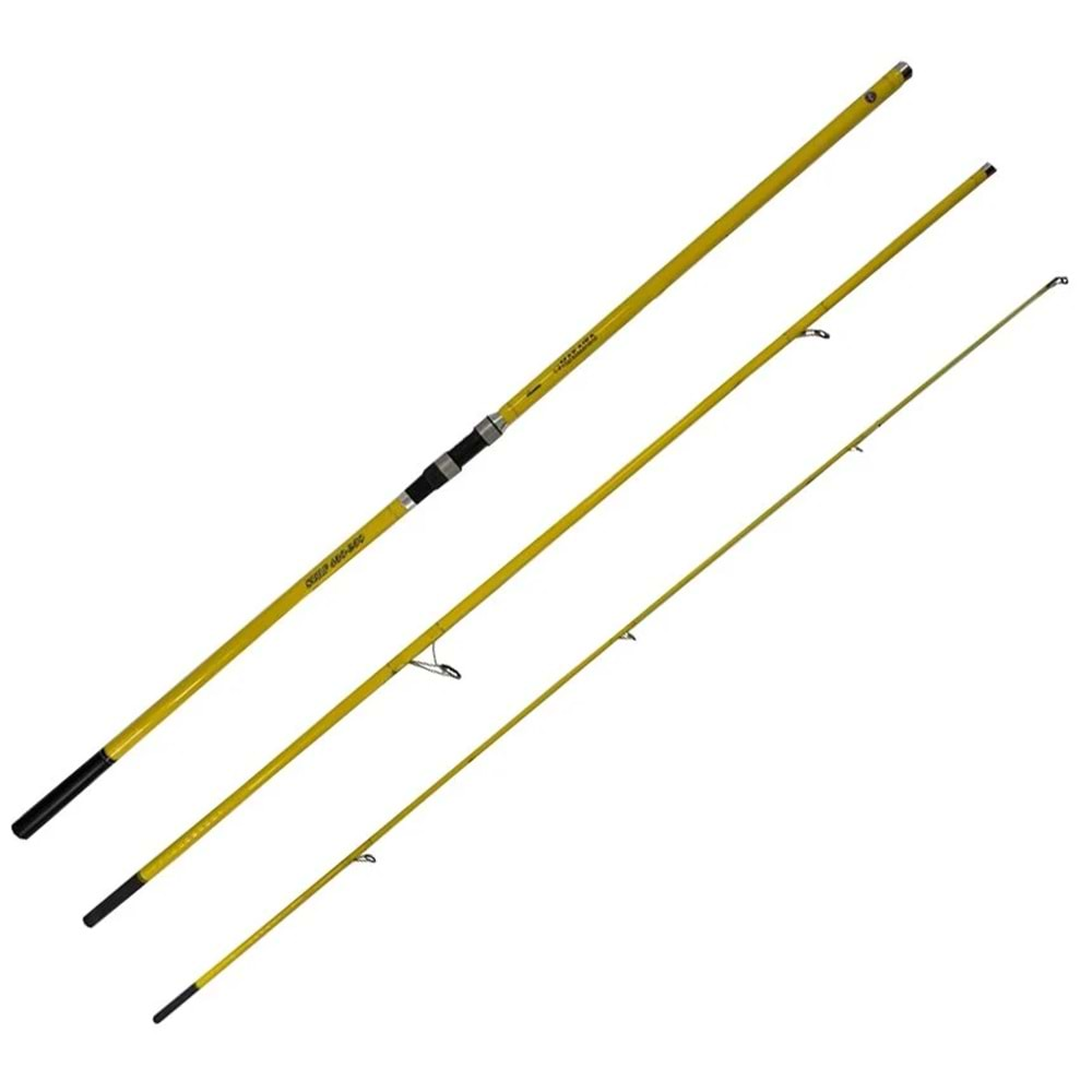 Okuma Makaira Surf 4,30 cm 100-250 gr 3 Parça Yellow Surf Kamışı