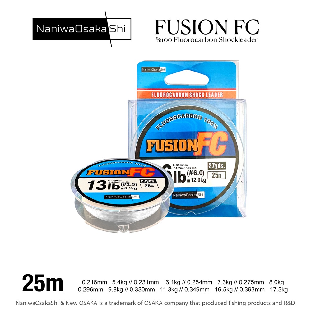 NANIWAOSAKASHI FUSION SL 100% FC 25MT - 0,296MM