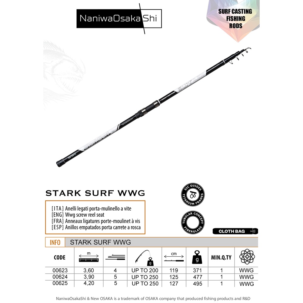 NANIWAOSAKASHI STARK SURF 100-250 OLTA KAMISI