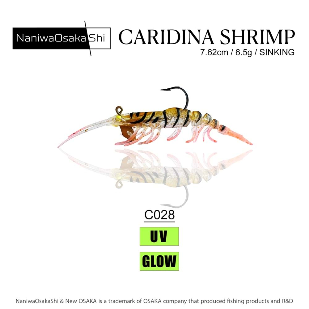 OSAKA CARIDINA SHRIMP 7.62CM 6.5G