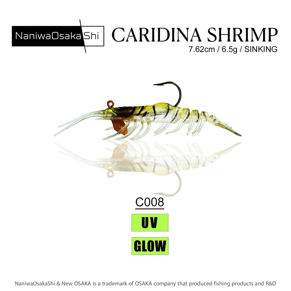 OSAKA CARIDINA SHRIMP 7.62CM 6.5G