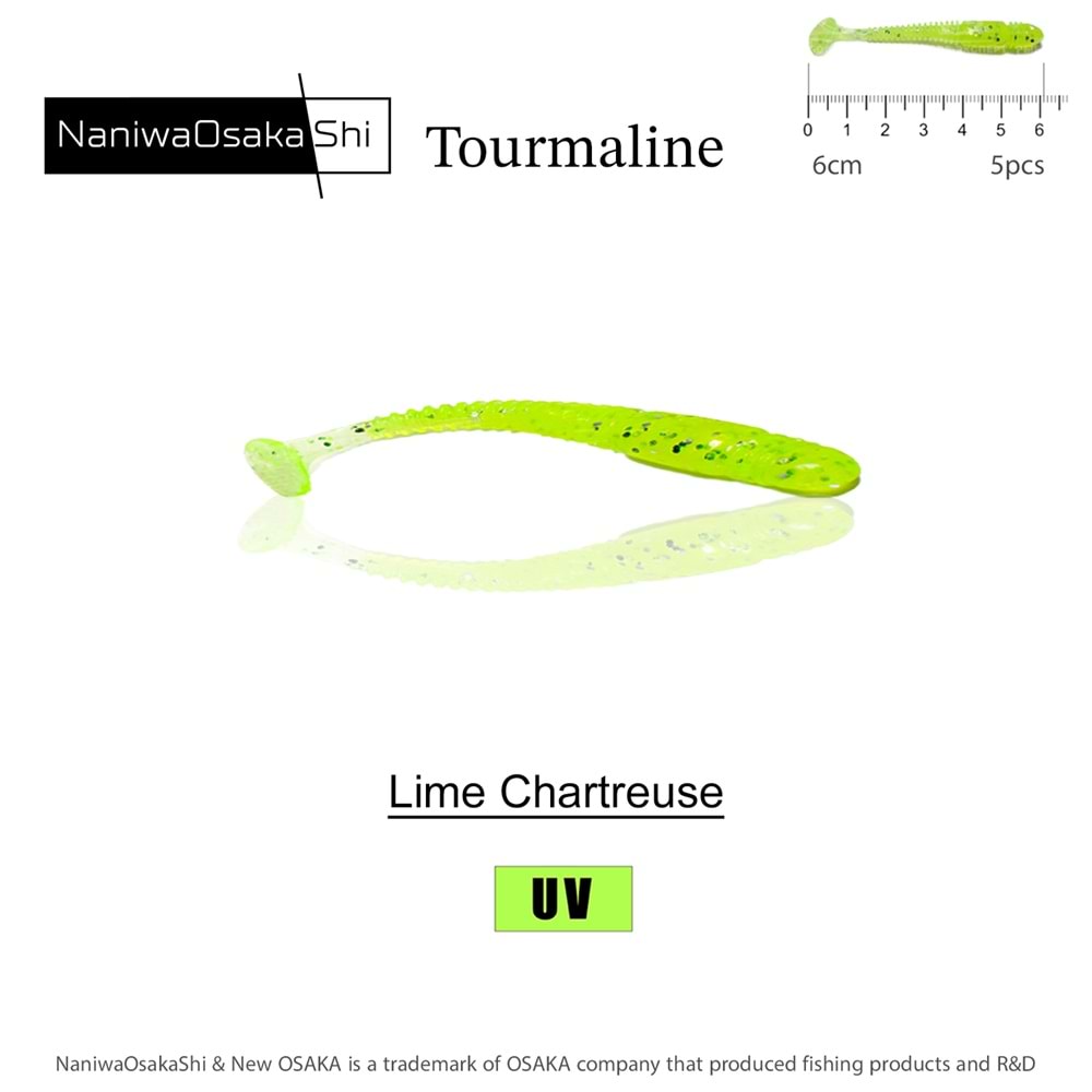 NANIWAOSAKASHI TOURMALINE 6CM