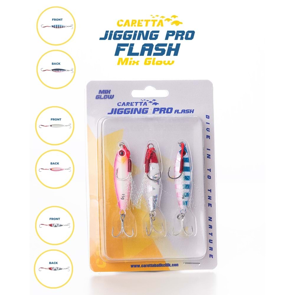 Caretta Jigging Pro Flash Jig Yem 12 G