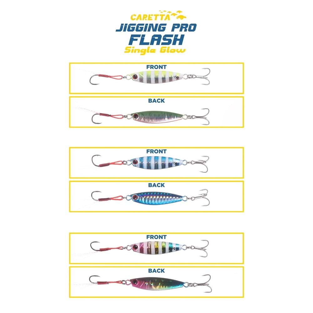Caretta Jigging Pro Flash Jig Yem 12 G