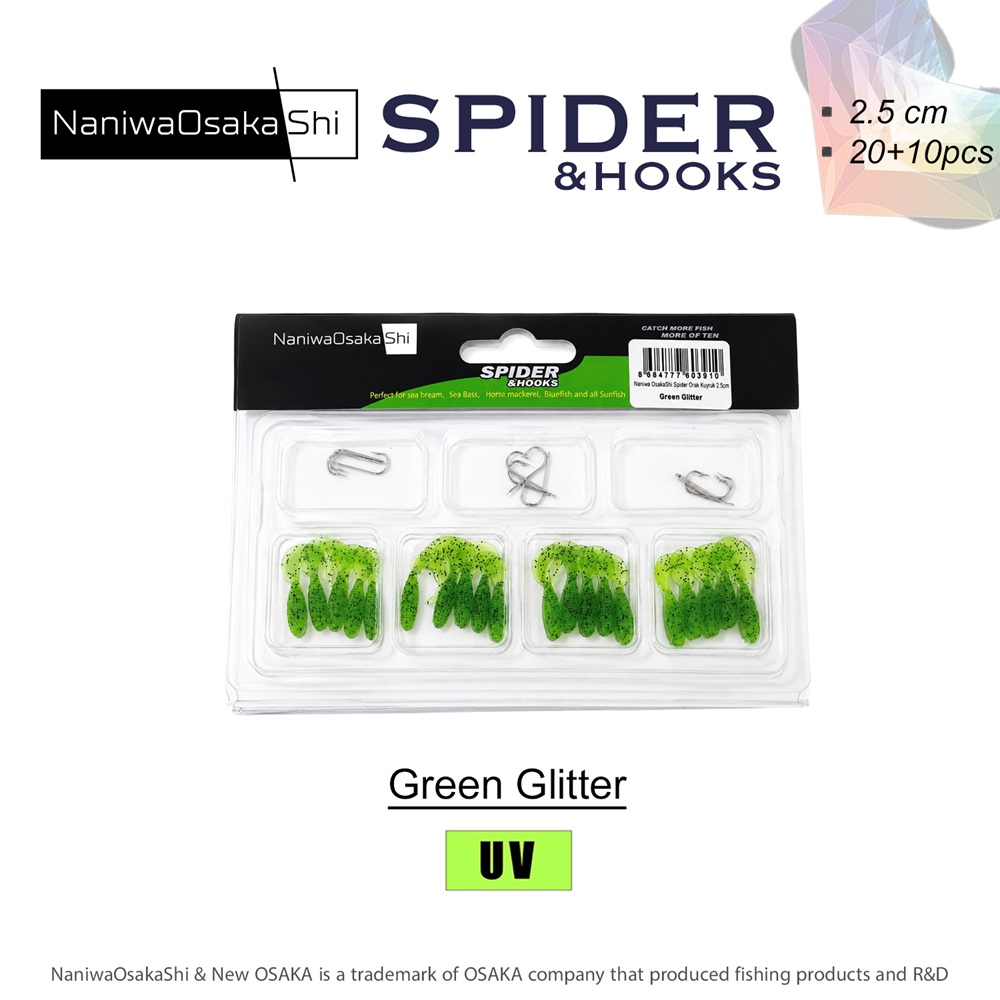 NaniwaOsakaShi Spider Orak Kuyruk 2.5cm