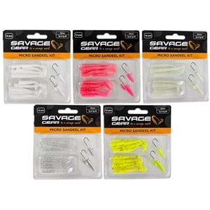 Savage gear Lrf Micro Sandeel Kit 12 Adet(1+1.5+5) Sahte Balık