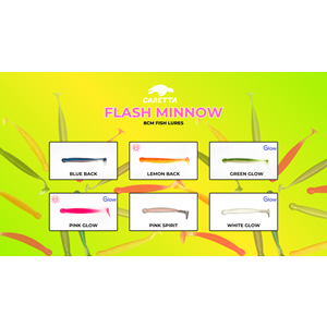 Caretta Flash Minnow 8 Cm Silikon Yem