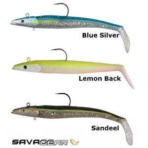 Savage gear Sandeel 20cm 150g 2+1 Adet Suni Yem