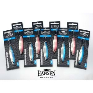 Hansen Pilgrim 7.8cm 14g Silver/Blue Kaşık