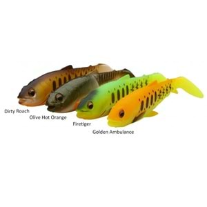 Savage Gear Craft Cannibal Paddletail 6.5 cm 4 gr Dark Water Mix 4 Adet