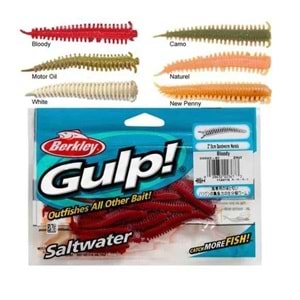 Berkley Gulp Salywater Sandworm 2 inç Lrf Silikonu