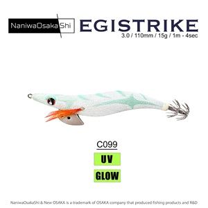 NaniwaOsakaShi EgiStrike 3.0 110mm 15.4g C099