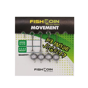 Fishcoin Movement Jighead 8-2.5 gr