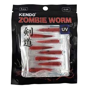 Kendo Zombie Worm Lrf Silikonu 4cm 8 Adet