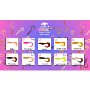 Caretta Curly 5 Cm Silikon Yem