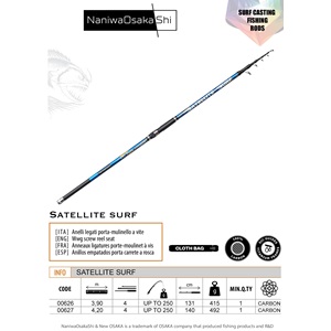 NANIWAOSAKASHI SATELLITE SURF 100-250GR OLTA KAMISI