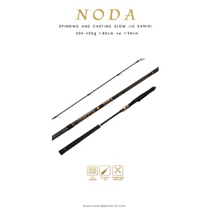 Caretta Noda 40-150 g 1.95 cm-2.05 cm Spinning Slow Jig Kamışı
