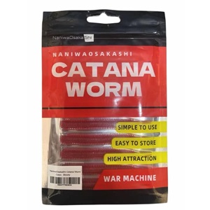 NaniwaOsakaShi Catana Worm 8cm 10Pcs