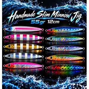 HANDMADE SLİM MİNNOW JİG 55 GR 12 CM