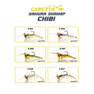 CARETTA SAKURA SHRIMP CHİBİ 3.7g 50mm