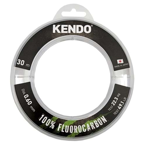 Kendo 100% Fluorocarbon White 30m Misina