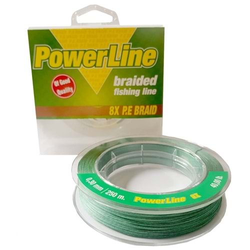 Power Line Braided Classic Premium 8x 250 mt Makara Örgü İp