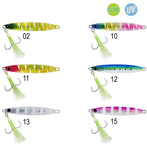 Captain 3629 Burneo Jigger 40gr Light Jig Suni Yem