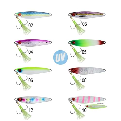 Captain 3633 Emotion Jigger 40gr Light Jig Suni Yem