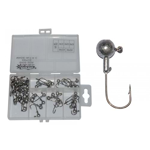 Captain 6435 Compact Eco Kutulu Jig Head Seti