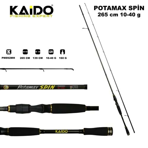 Potamax Spin 265 Cm 10-40 Gr