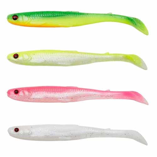 Savage Gear Slender Scoop Shad 9 cm 4 gr Dark Water Mix