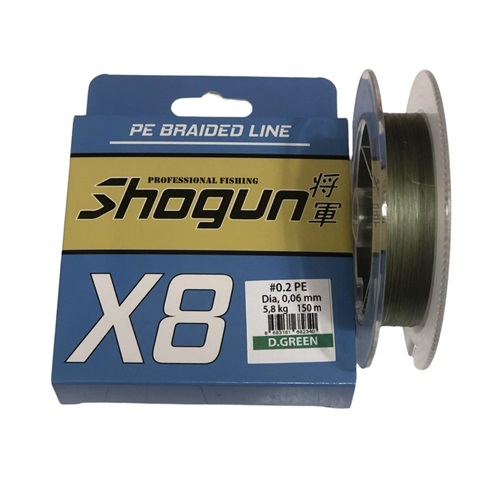 Shogun 8X 150 mt İp Misina Dark Green