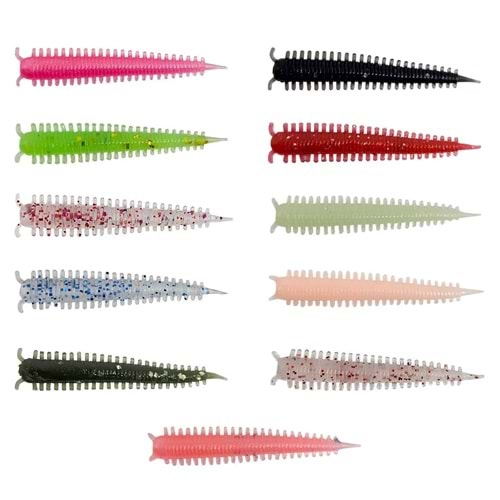 Kendo Zombie Worm Lrf Silikonu 4cm 8 Adet