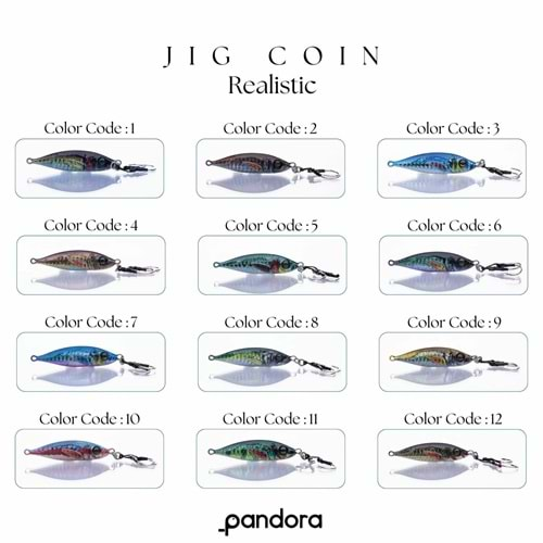 Pandora Jig Coin Realistic 7 GR