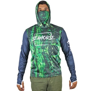 Sea Horse W.W Pro Angler Uv T-Shrt Green Volt